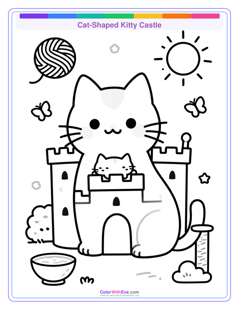 Cat-Shaped Kitty Castle thumbnail