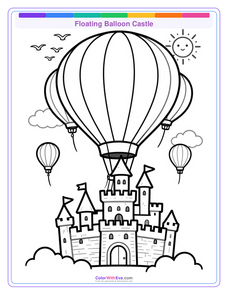 Floating Balloon Castle preview