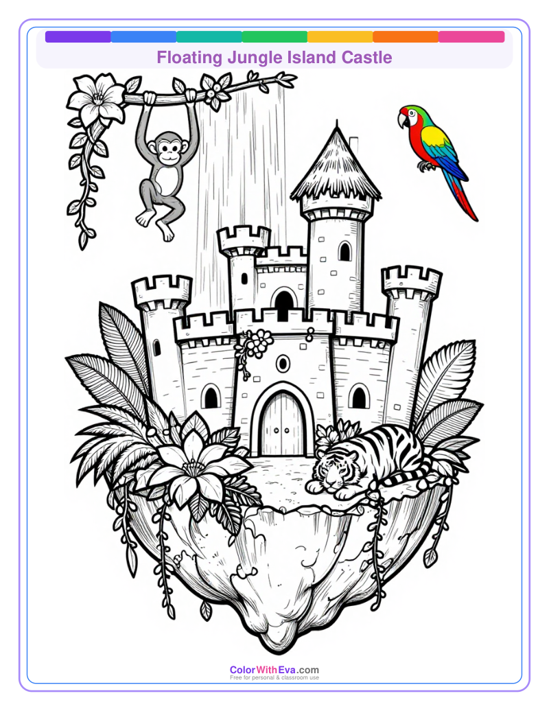 Floating Jungle Island Castle thumbnail