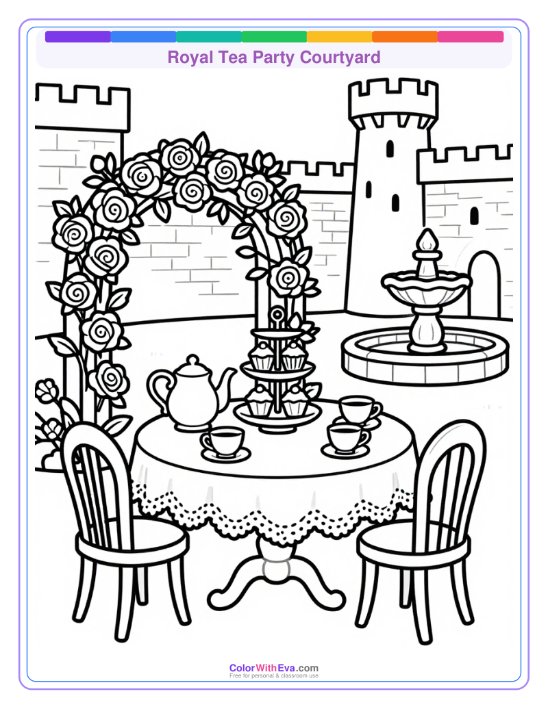 Royal Tea Party Courtyard preview