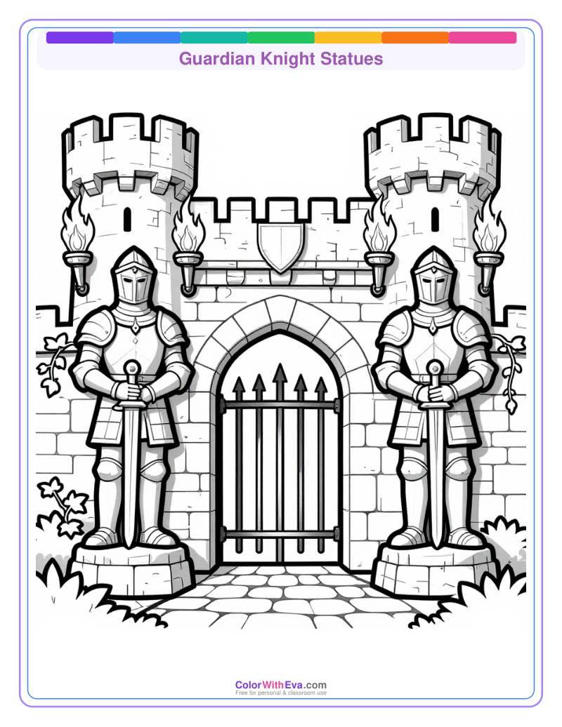 Guardian Knight Statues preview