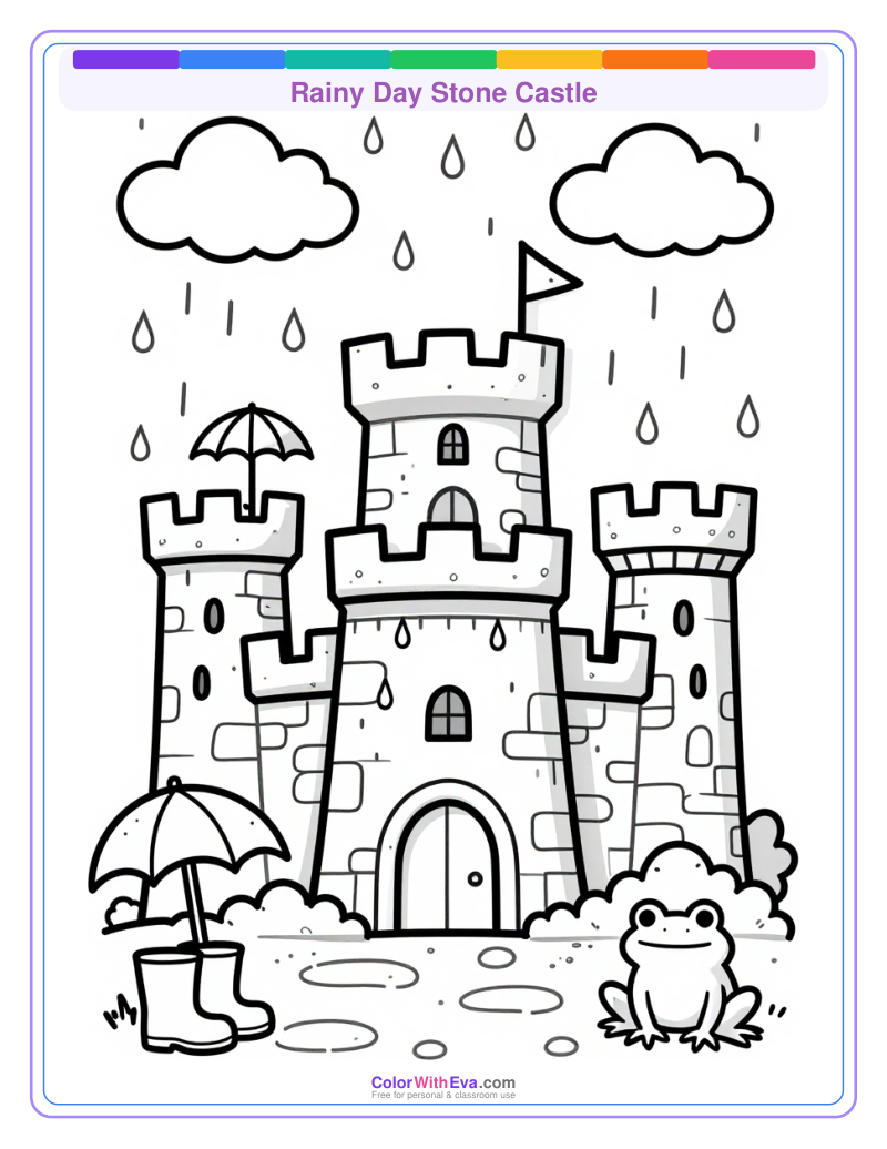 Rainy Day Stone Castle preview