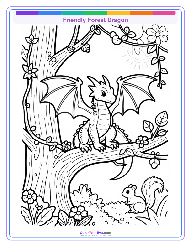 Friendly Forest Dragon preview