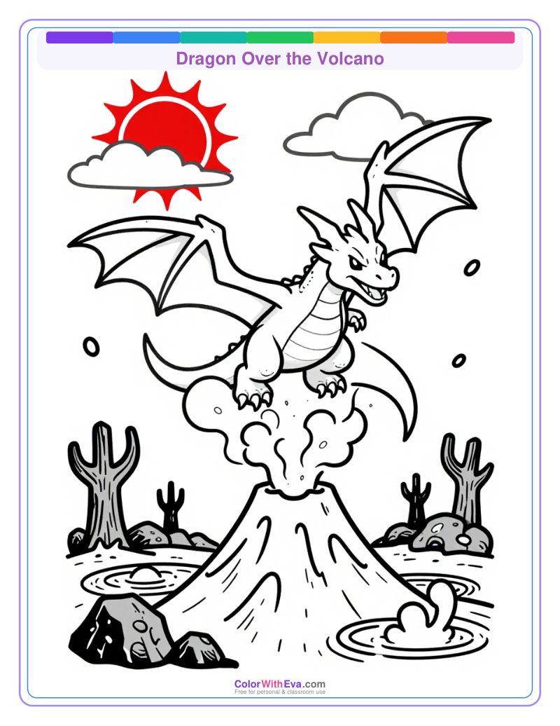 Dragon Over the Volcano preview