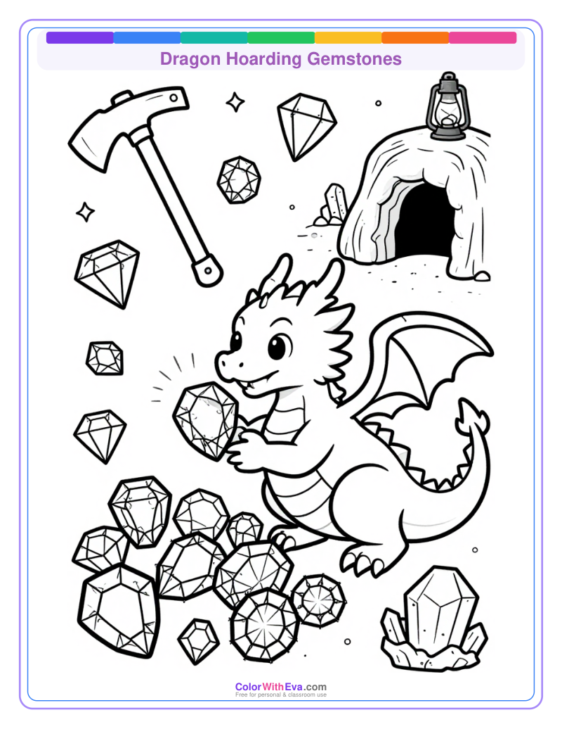 Dragon Hoarding Gemstones preview