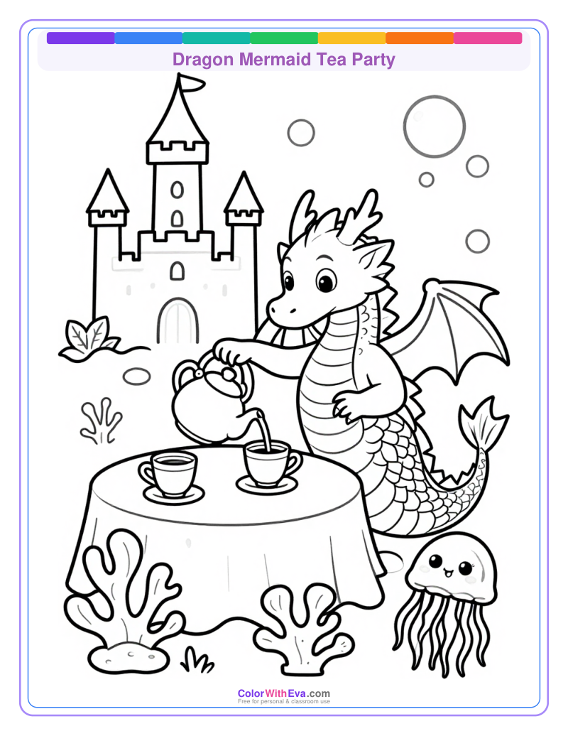 Dragon Mermaid Tea Party thumbnail