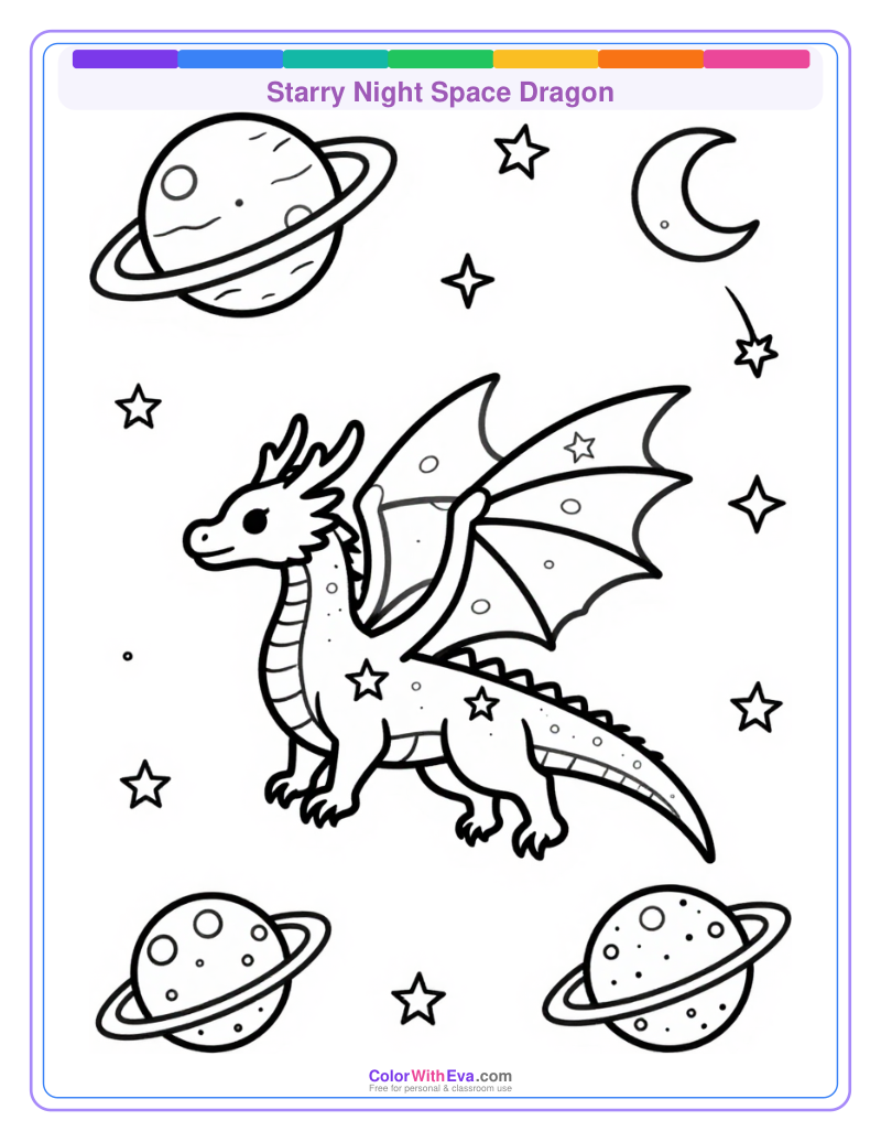 Starry Night Space Dragon preview