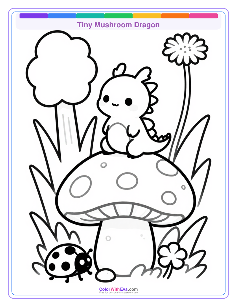 Tiny Mushroom Dragon preview