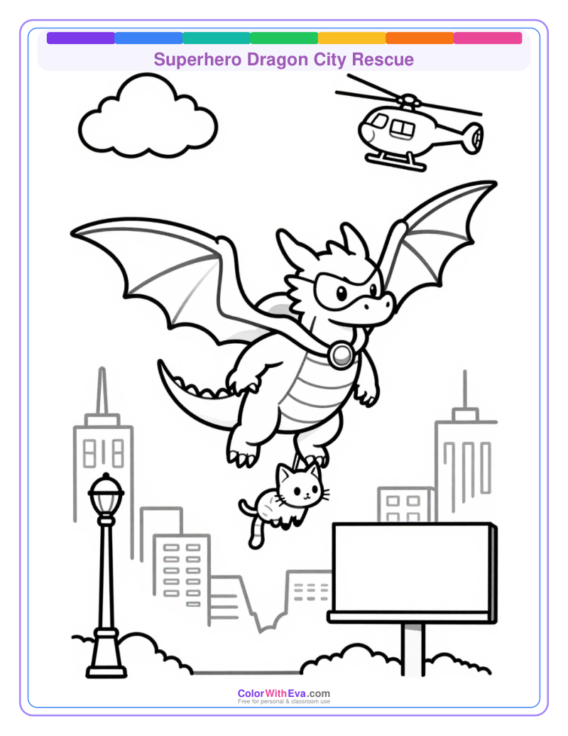 Superhero Dragon City Rescue thumbnail