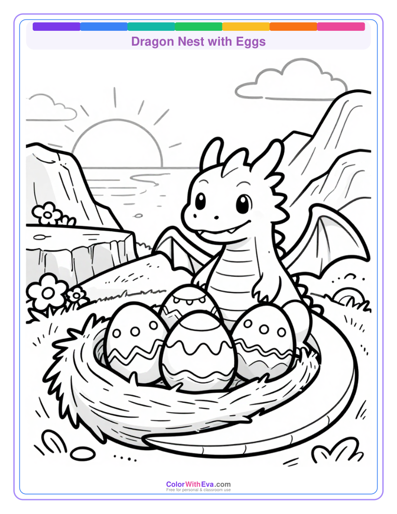 Dragon Nest with Eggs preview