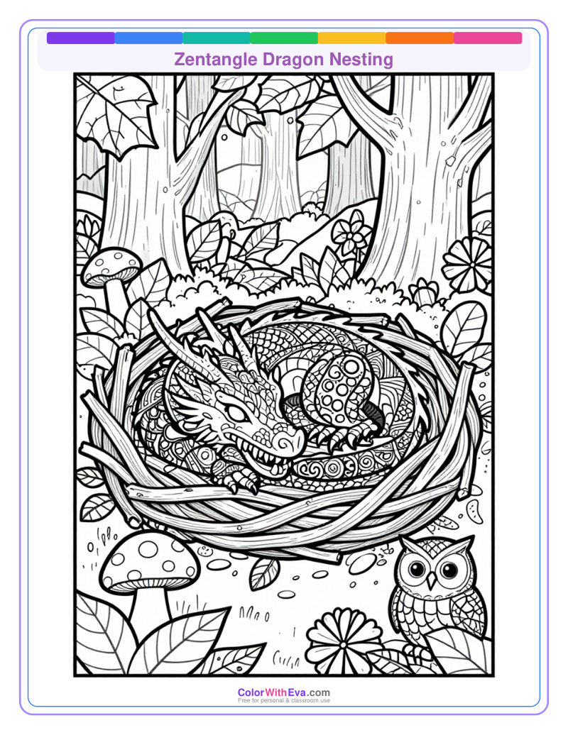 Zentangle Dragon Nesting thumbnail