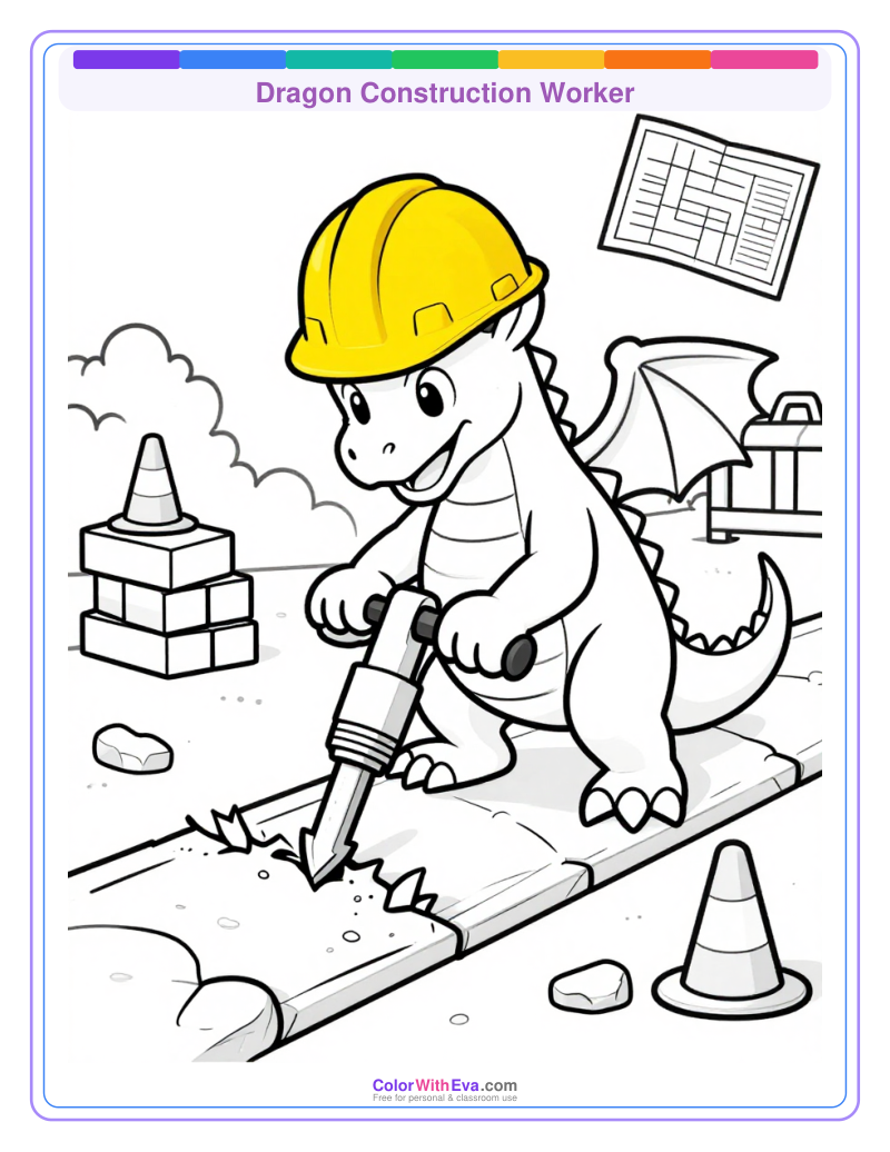 Dragon Construction Worker preview