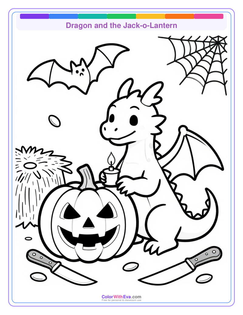 Dragon and the Jack-o-Lantern preview