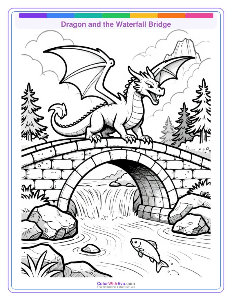 Dragon and the Waterfall Bridge preview