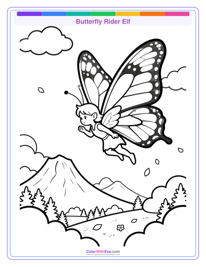 Butterfly Rider Elf preview