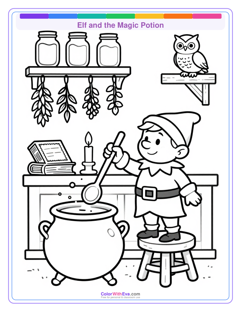 Elf and the Magic Potion preview