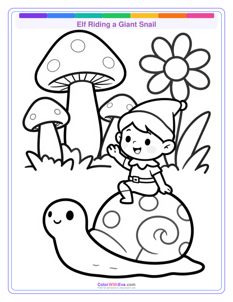 Elf Riding a Giant Snail thumbnail