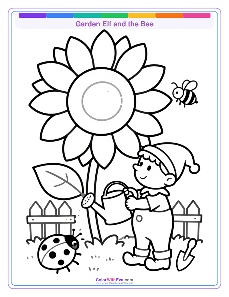 Garden Elf and the Bee preview