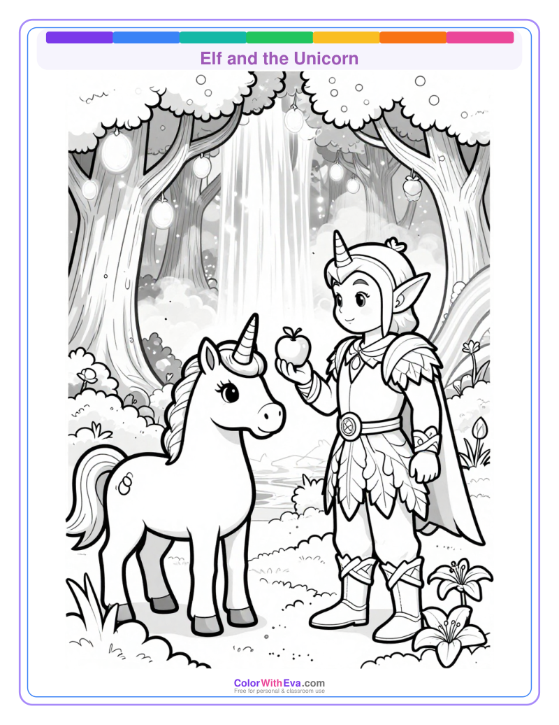 Elf and the Unicorn preview