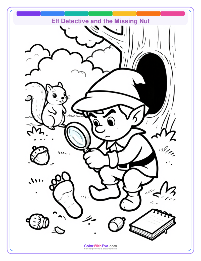 Elf Detective and the Missing Nut preview