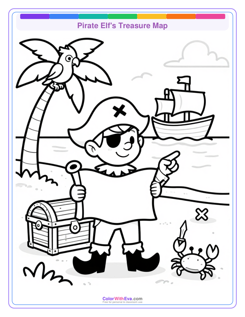 Pirate Elf's Treasure Map preview