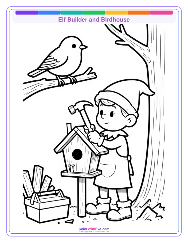 Elf Builder and Birdhouse preview