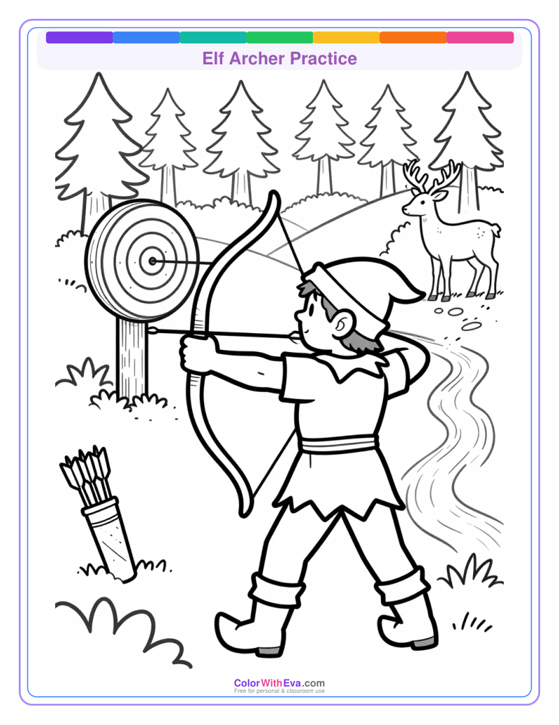 Elf Archer Practice preview