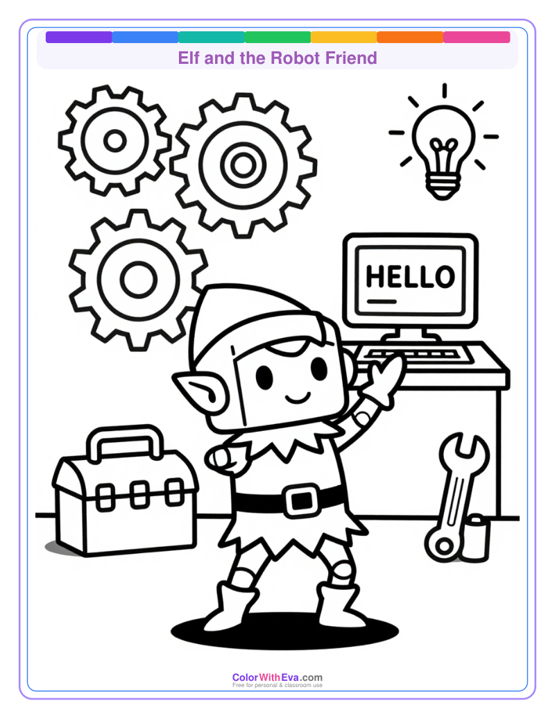 Elf and the Robot Friend thumbnail