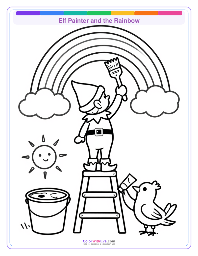 Elf Painter and the Rainbow thumbnail