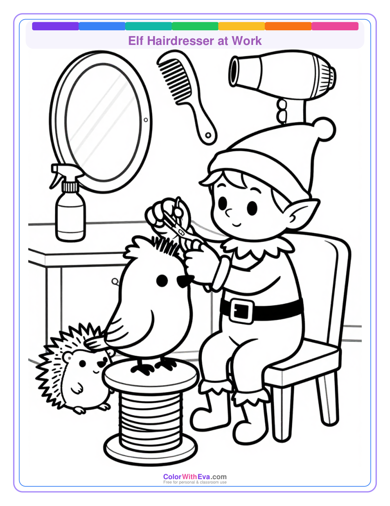 Elf Hairdresser at Work thumbnail
