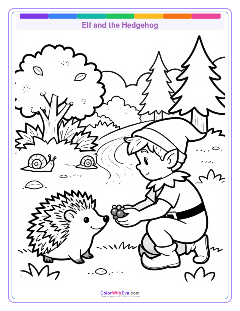 Elf and the Hedgehog preview