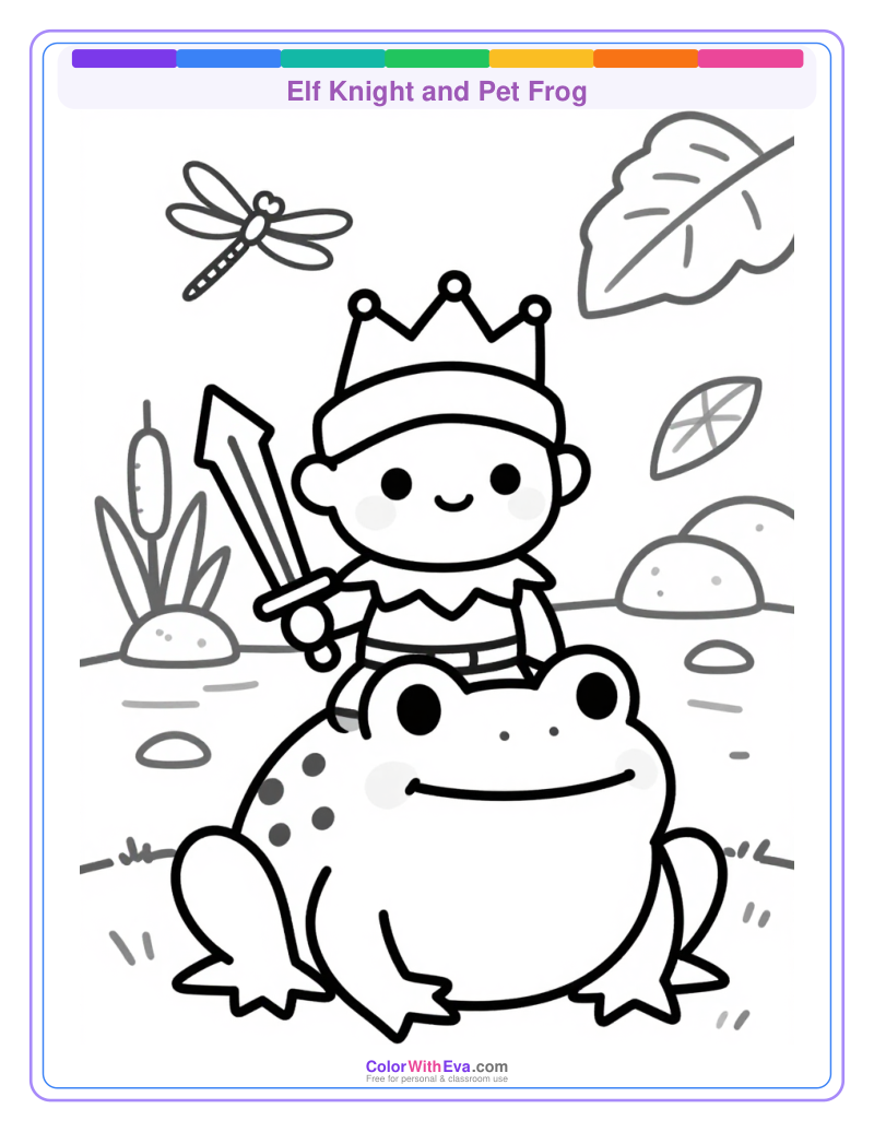 Elf Knight and Pet Frog thumbnail