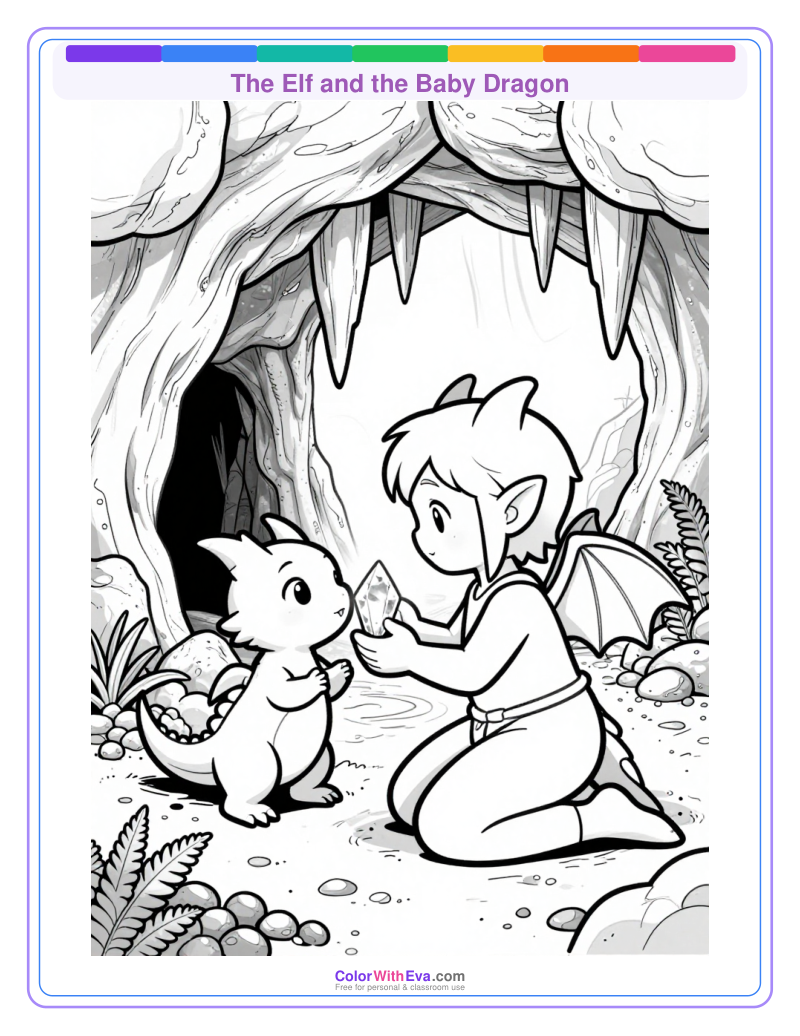 The Elf and the Baby Dragon preview