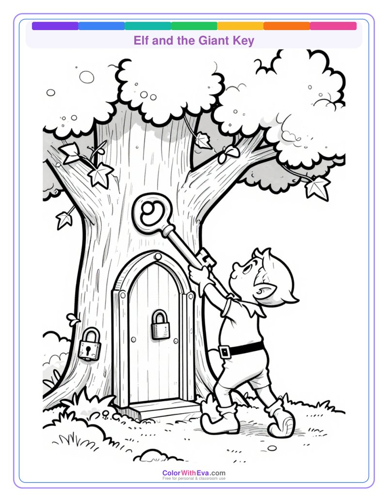 Elf and the Giant Key preview