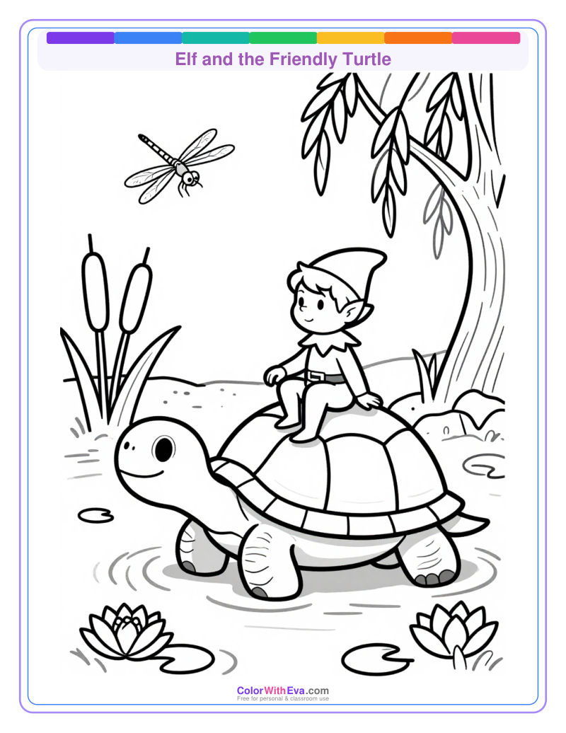 Elf and the Friendly Turtle preview