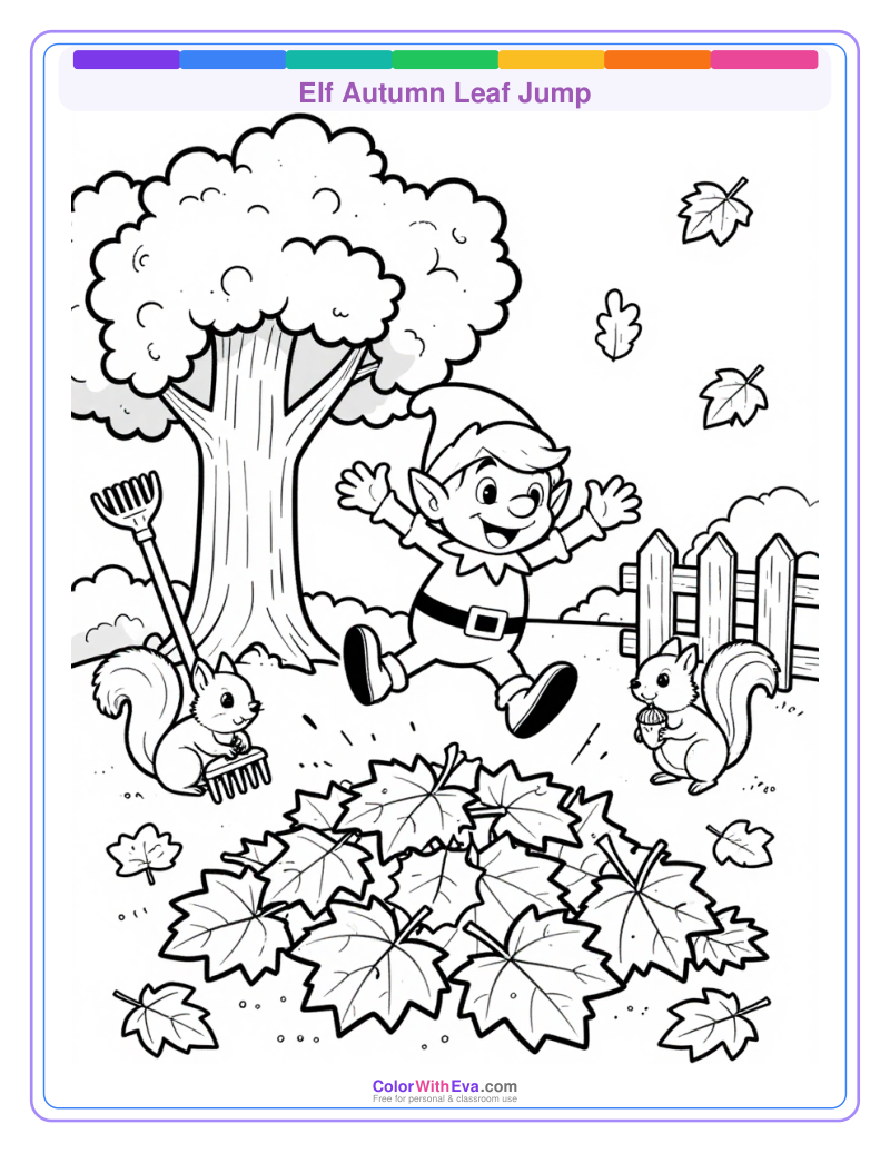 Elf Autumn Leaf Jump preview