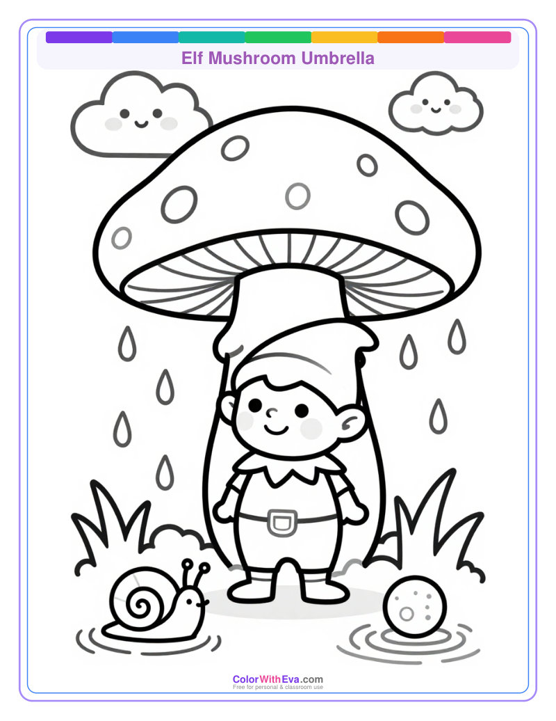 Elf Mushroom Umbrella preview