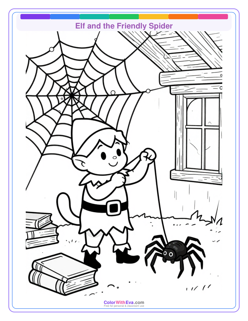 Elf and the Friendly Spider preview