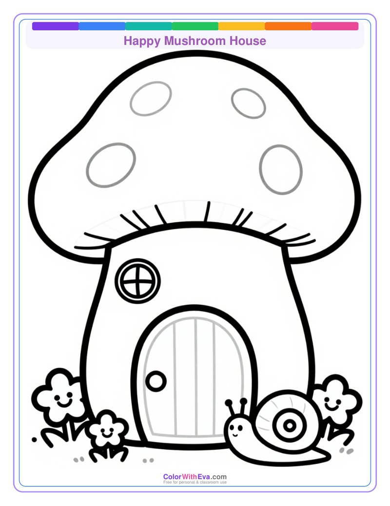 Happy Mushroom House preview