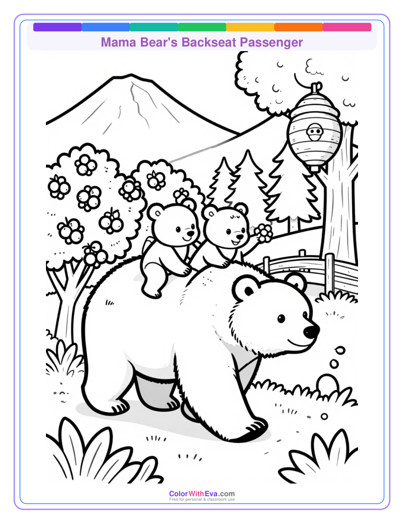 Mama Bear's Backseat Passenger thumbnail