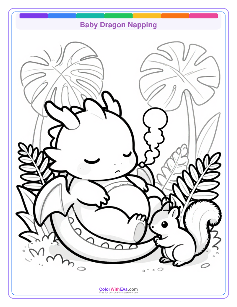 Baby Dragon Napping preview