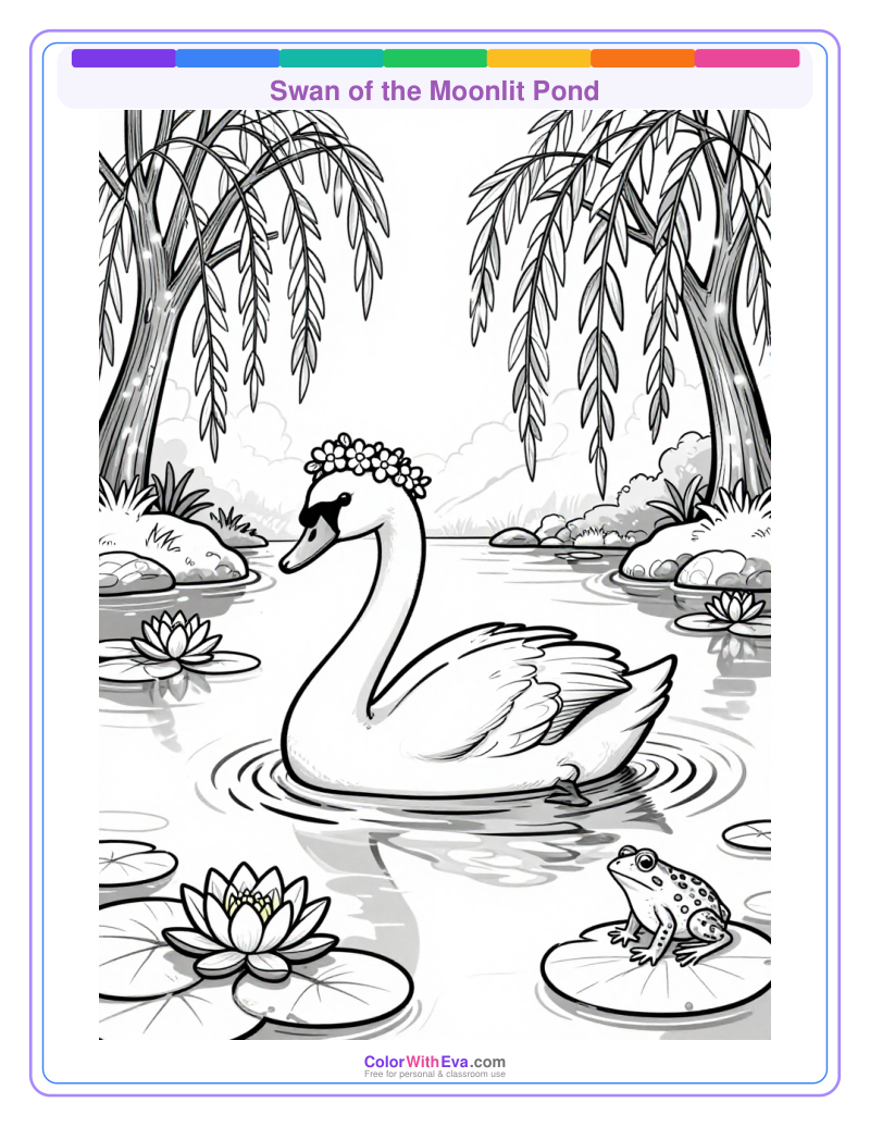 Swan of the Moonlit Pond preview