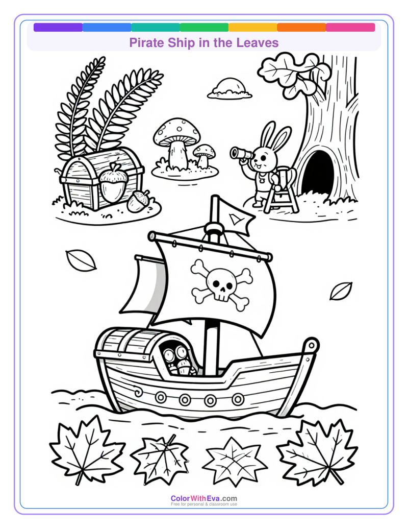 Pirate Ship in the Leaves thumbnail