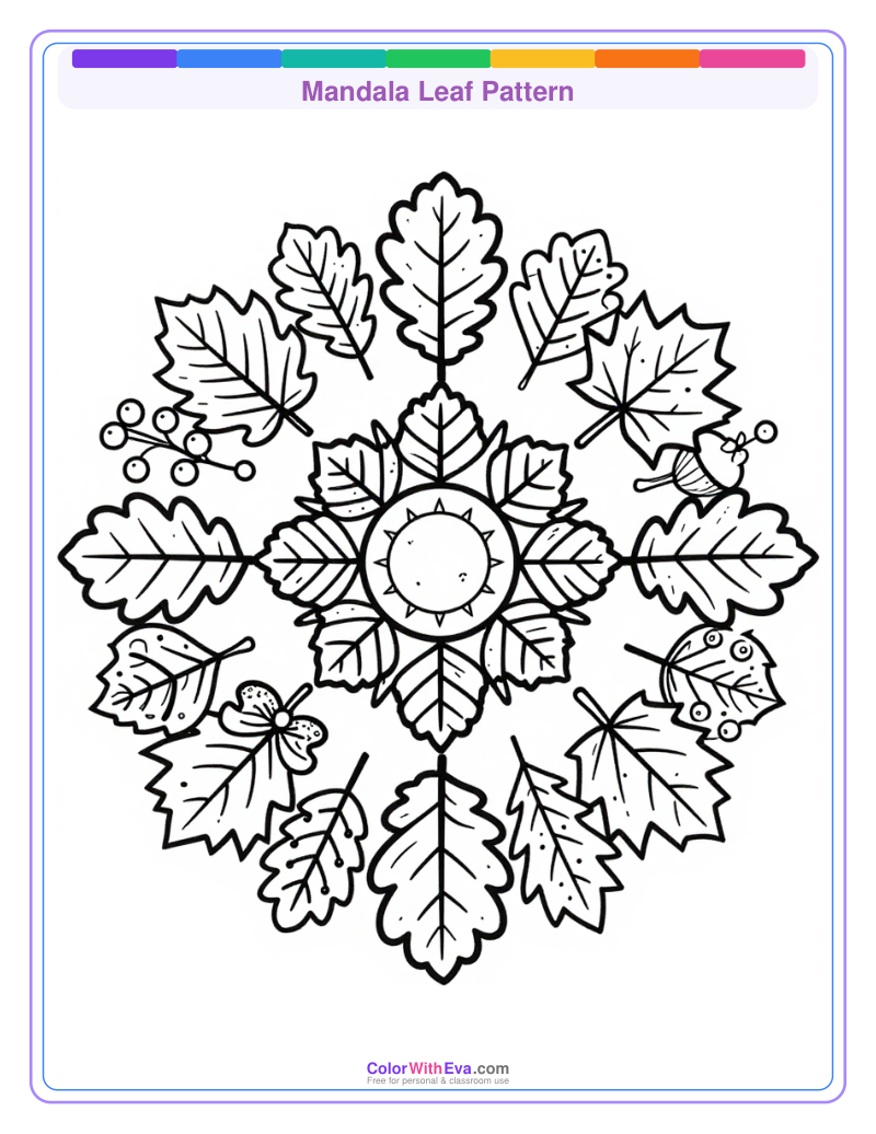 Mandala Leaf Pattern preview