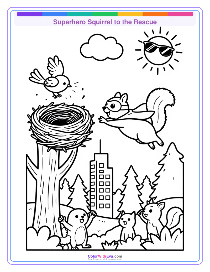 Superhero Squirrel to the Rescue thumbnail