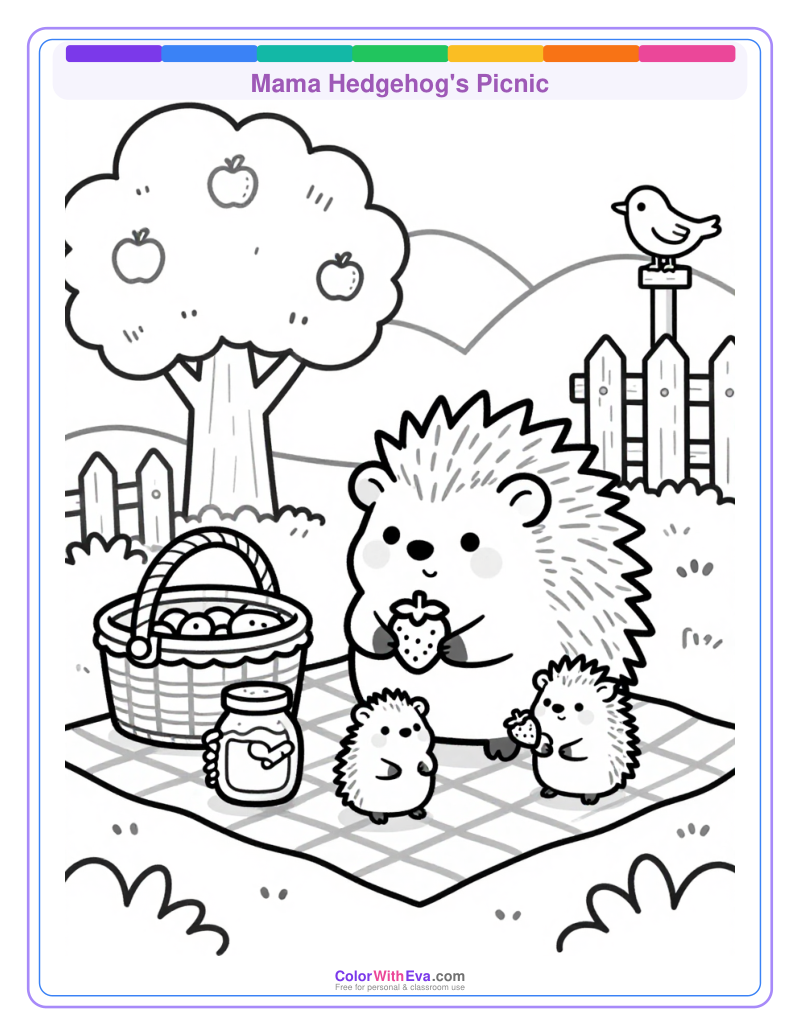 Mama Hedgehog's Picnic thumbnail
