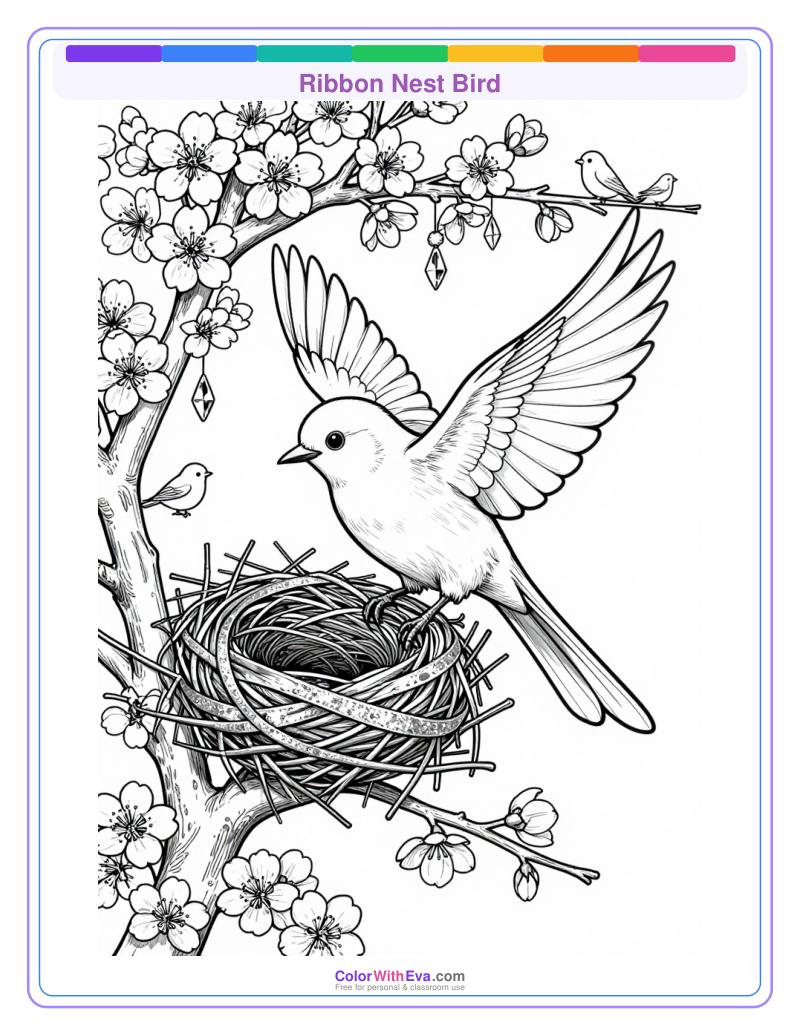 Ribbon Nest Bird preview