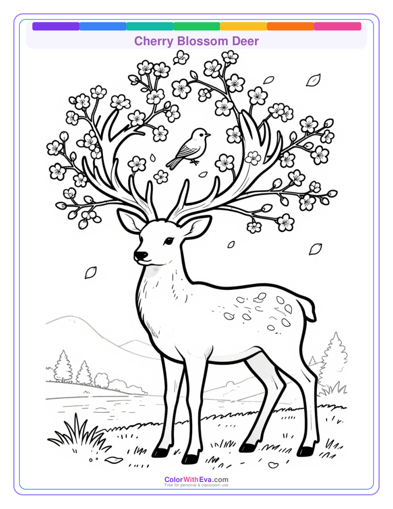 Cherry Blossom Deer preview