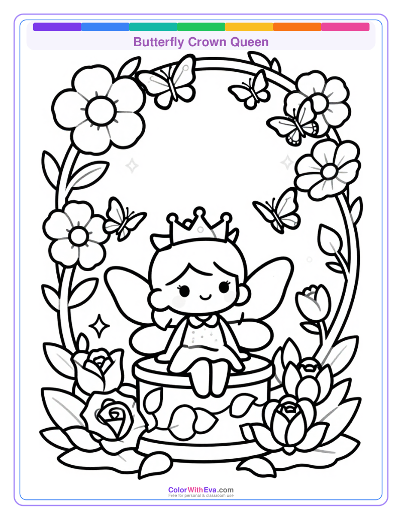 Butterfly Crown Queen preview