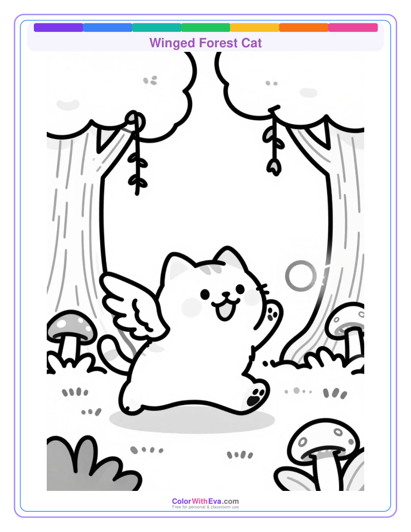 Winged Forest Cat preview
